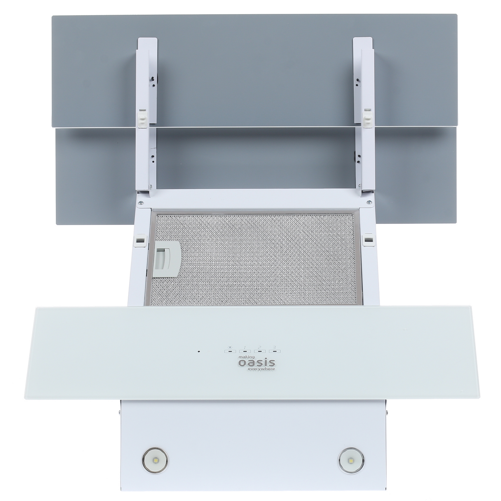 8109516 Вытяжка наклонная Oasis NB-60W белый/белый STDN-0097832 - Вид №7