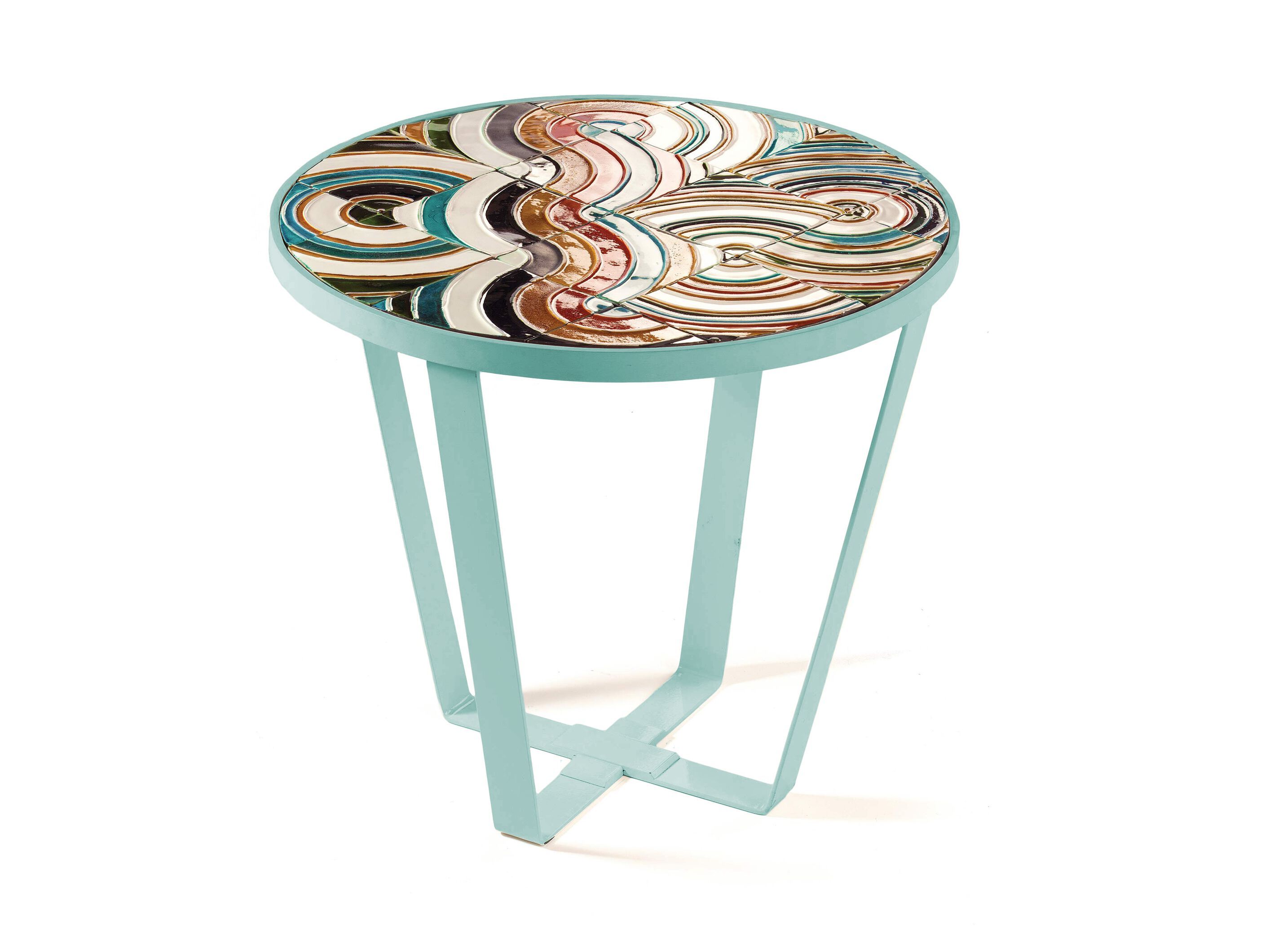 Круглый керамический журнальный столик Mambo Unlimited Ideas Caldas ARCH-00106500