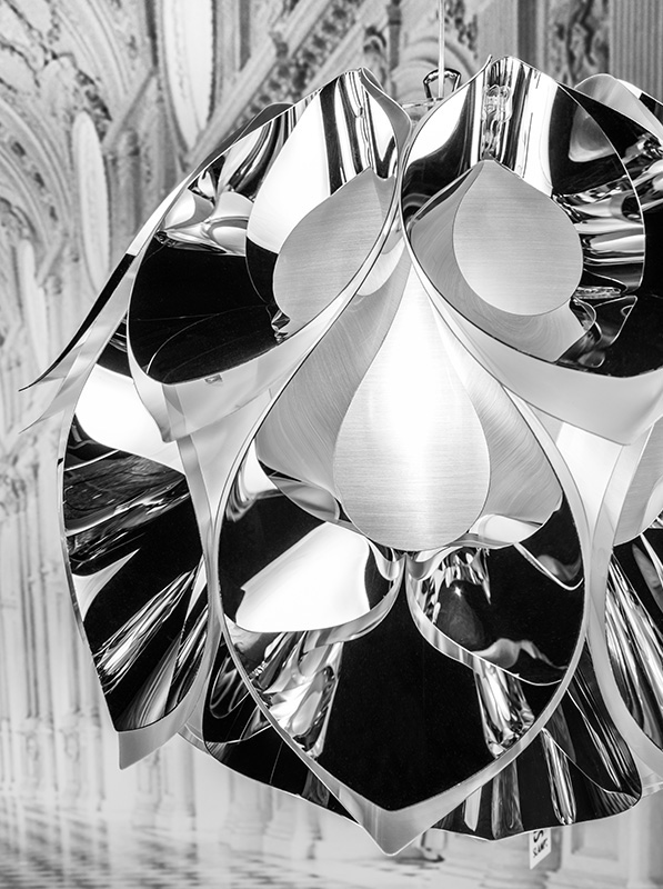 Подвесной светильник Flora Medium Silver от Slamp FLO85SOS0002S_000 SLAMP ДИЗАЙНЕРСКИЕ 243548 Серебряный  - Вид №2