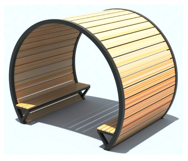 14392 СИНТИ Extra 1, беседка парковая LAB.Space  - Вид №2