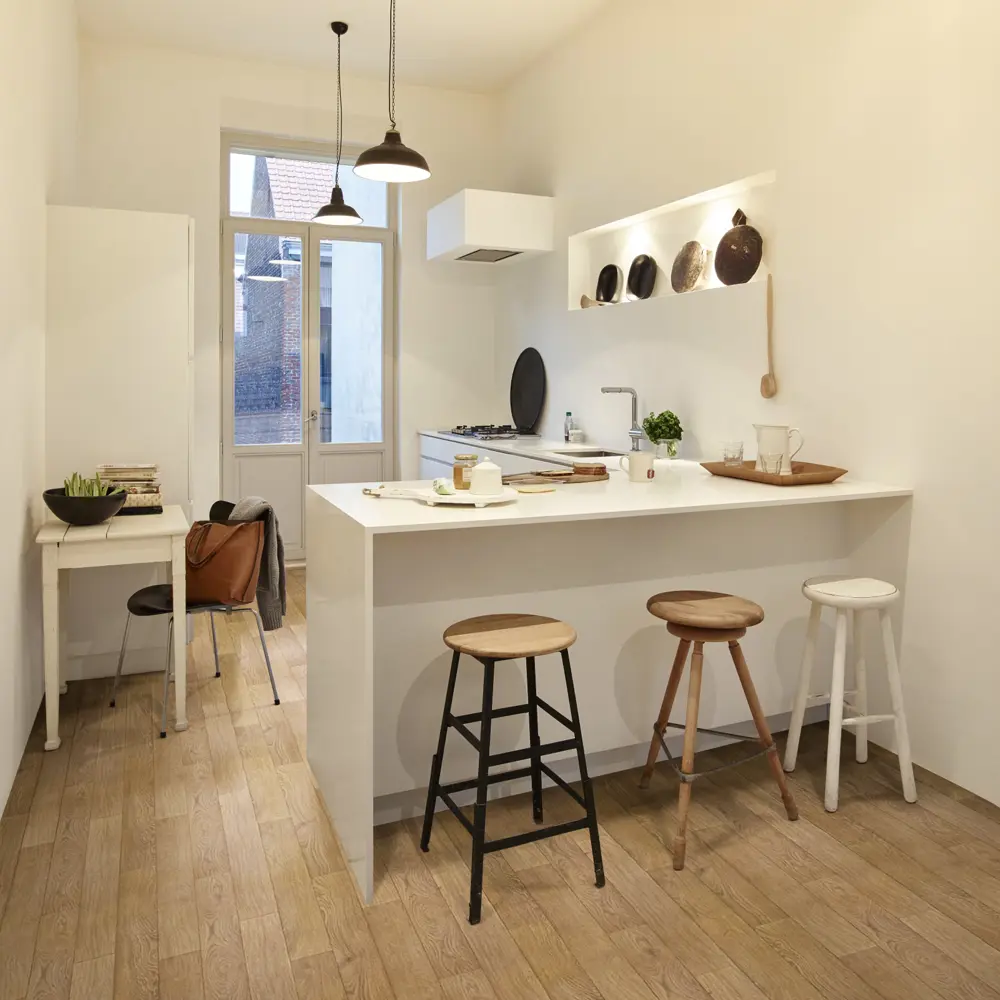 Santreyd Линолеум «Стронг Плюс» Дуб Ванильный для интенсивных нагрузок 14303328 STLM-0890051 - Вид №6