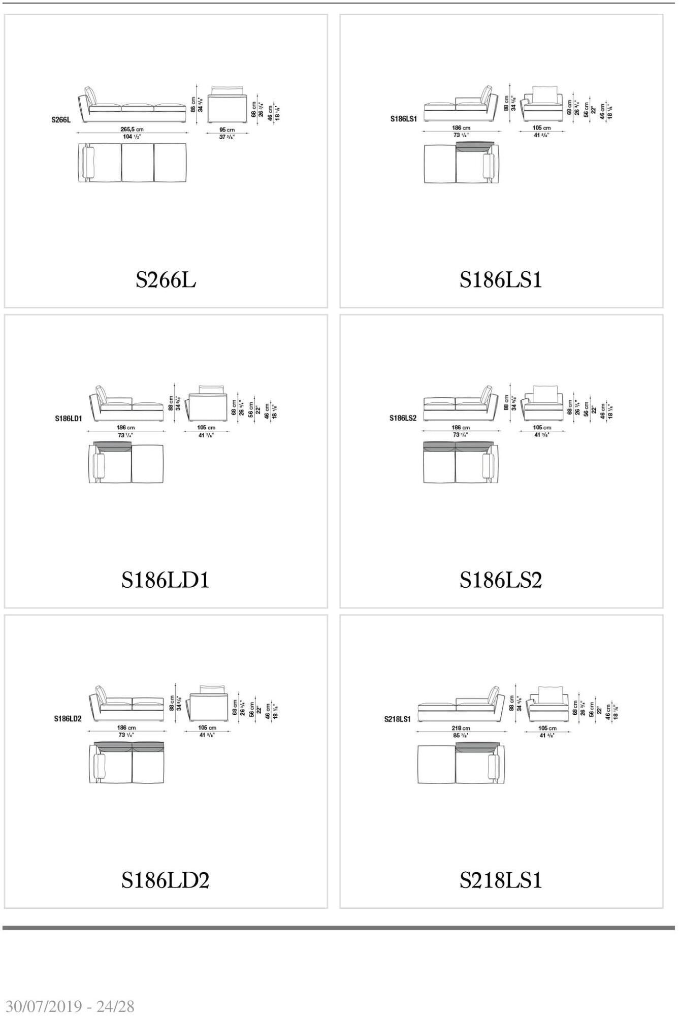 Maxalto Модульный тканевый диван с шезлонгом Solatium sun-id-1479911 - Вид №25