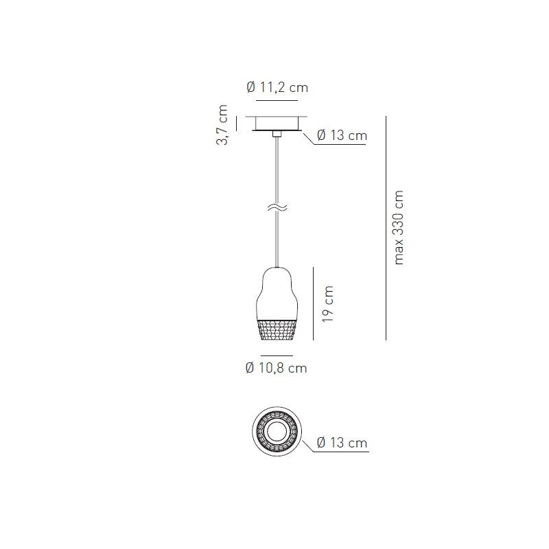 Подвесной светильник SP FEDOR 1 Rose Gold от Axo Light AXO LIGHT ДИЗАЙНЕРСКИЕ 243100 Прозрачный;золото  - Вид №5