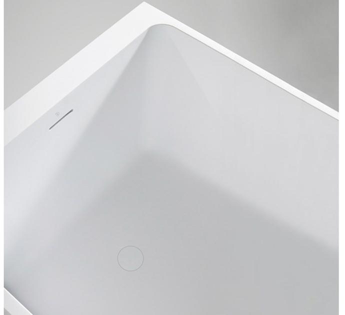 Blu Bathworks® Прямоугольная ванна синего цвета ∙ stone ™ Metrix Bt0105.01 - Вид №2