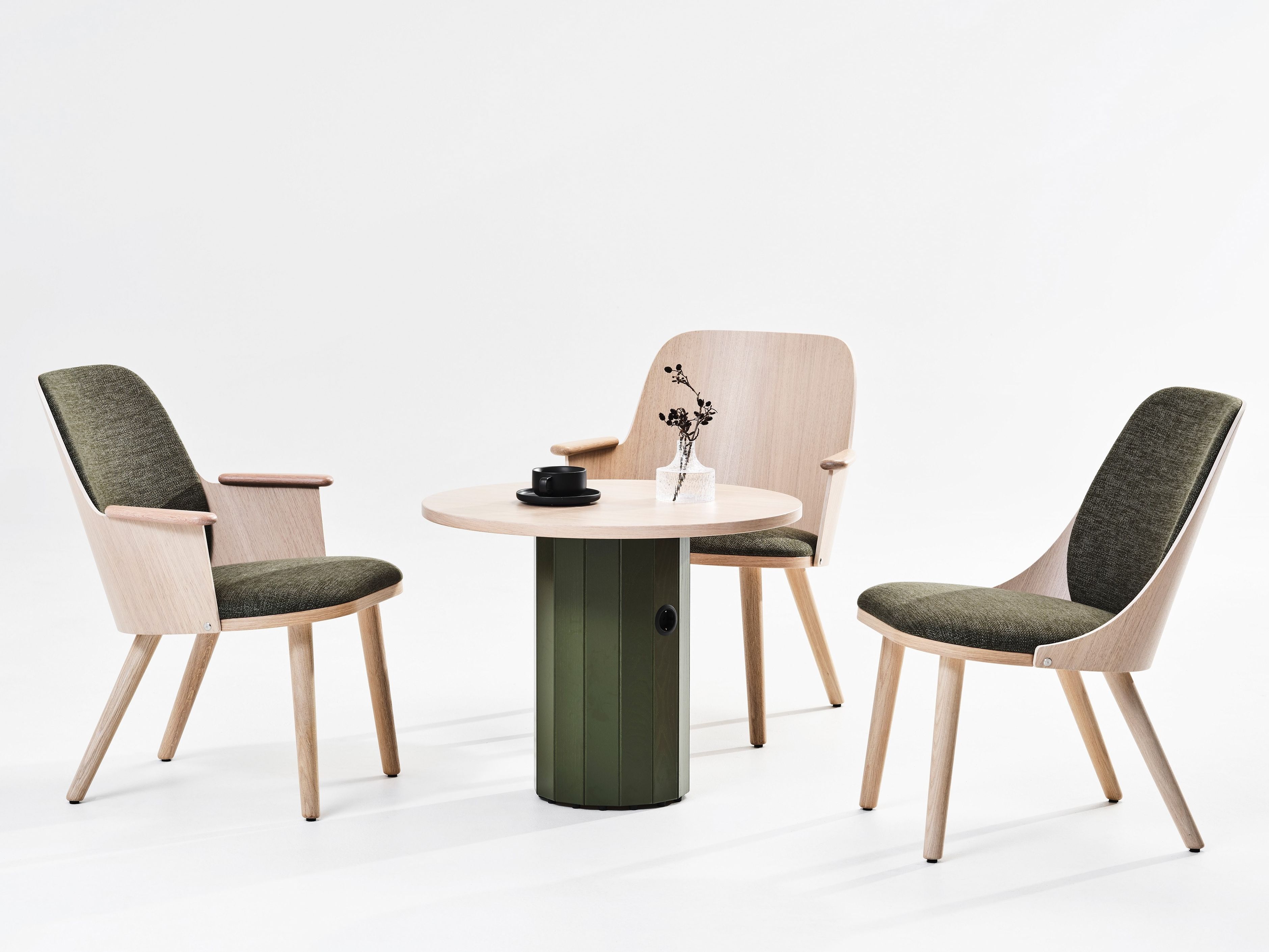 Деревянный стул с мягким сиденьем Karl Andersson Sander ARCH-00135128 - Вид №5