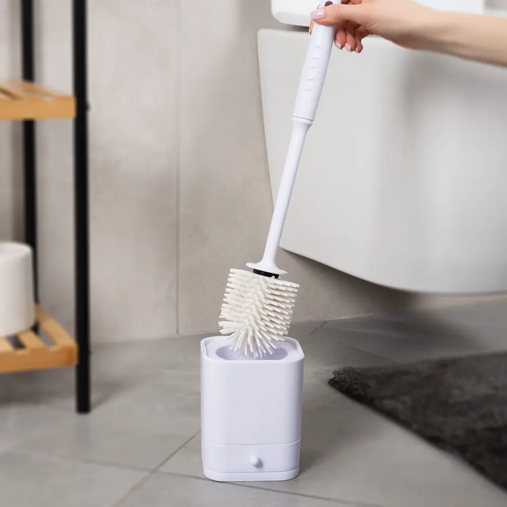 Ёршик для унитаза Lemer BAU-BR-1 подвесной пластик цвет белый STLM-2044501 - Вид №11