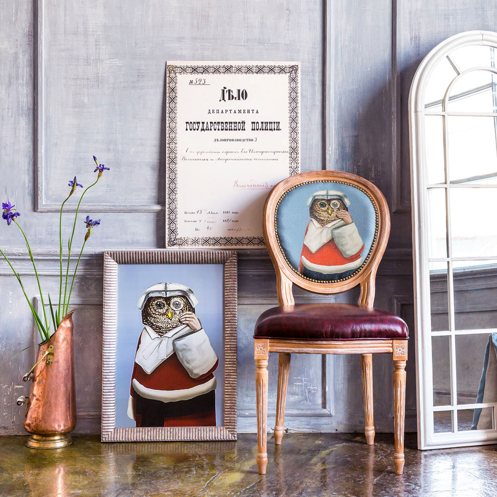 883828769 Картина «Мистер Аллонж» в раме Object Desire  - Вид №1