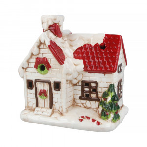 233050 Фигурка декоративная с подсветкой "Домик" №08 16 х 11.5 х 16.4 см РЕМЕКО