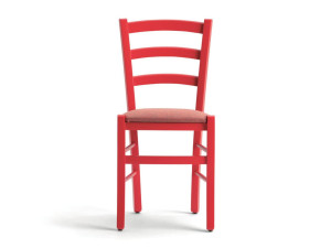 Стул из бука с мягким сиденьем