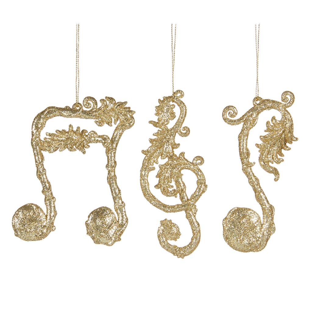 TA 10010 Украшения золотые нотки 13 см (цена за шт) GOODWILL Santreyd 