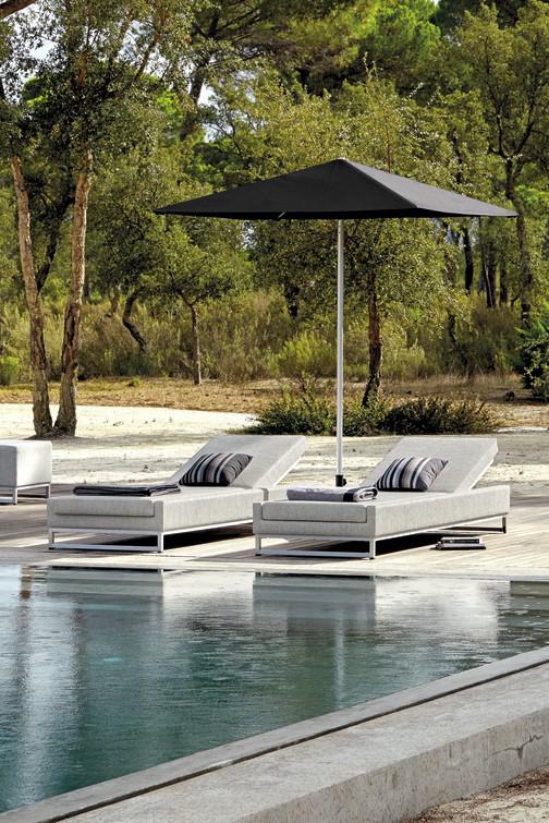 MNST828 Шезлонг lotus smokey 215 Manutti Zendo - Вид №5