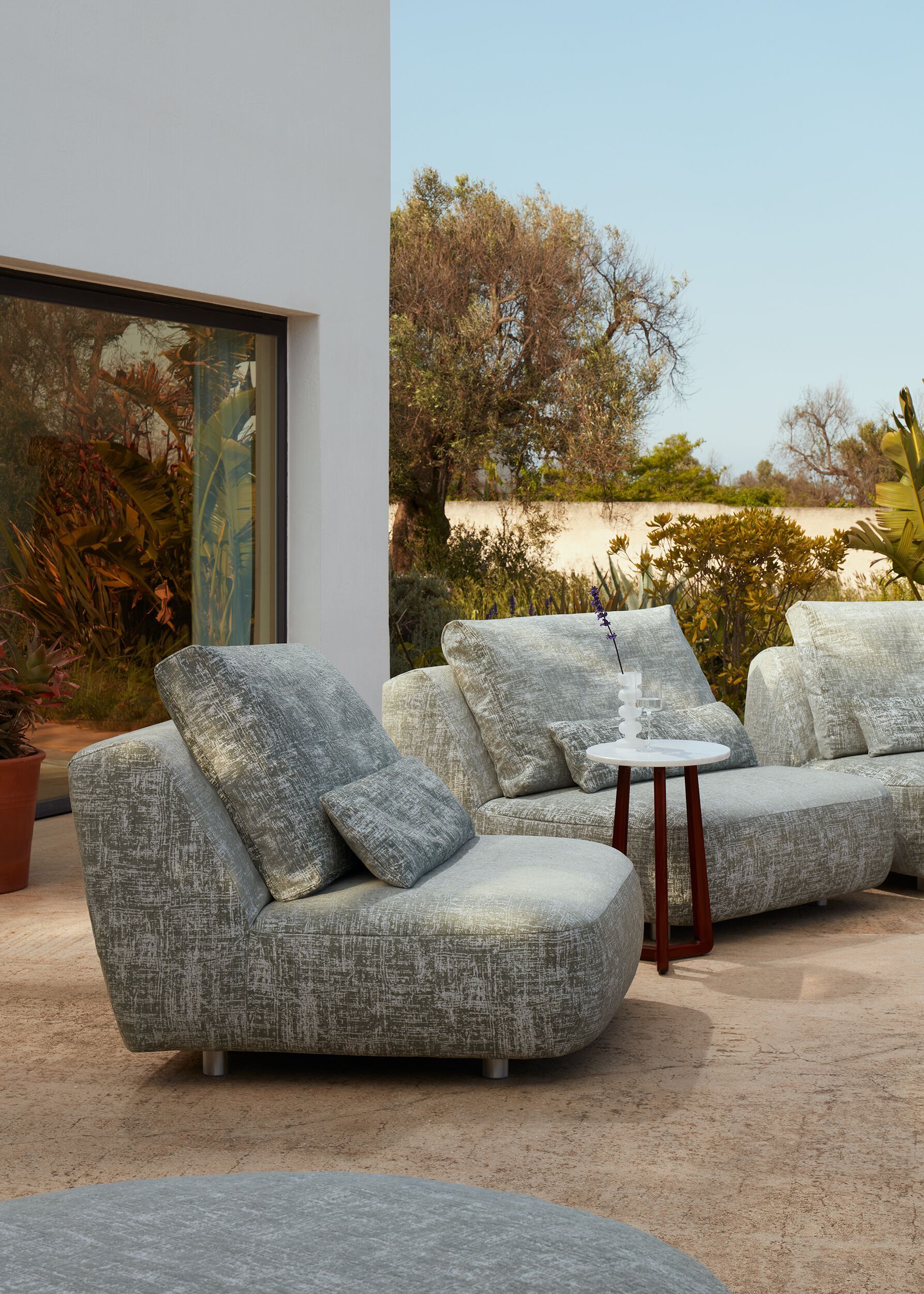 Тканевый модульный садовый диван Exteta Moonlight ARCH-00030262 - Вид №4