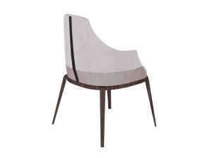 Мягкий тканевый стул с подлокотниками