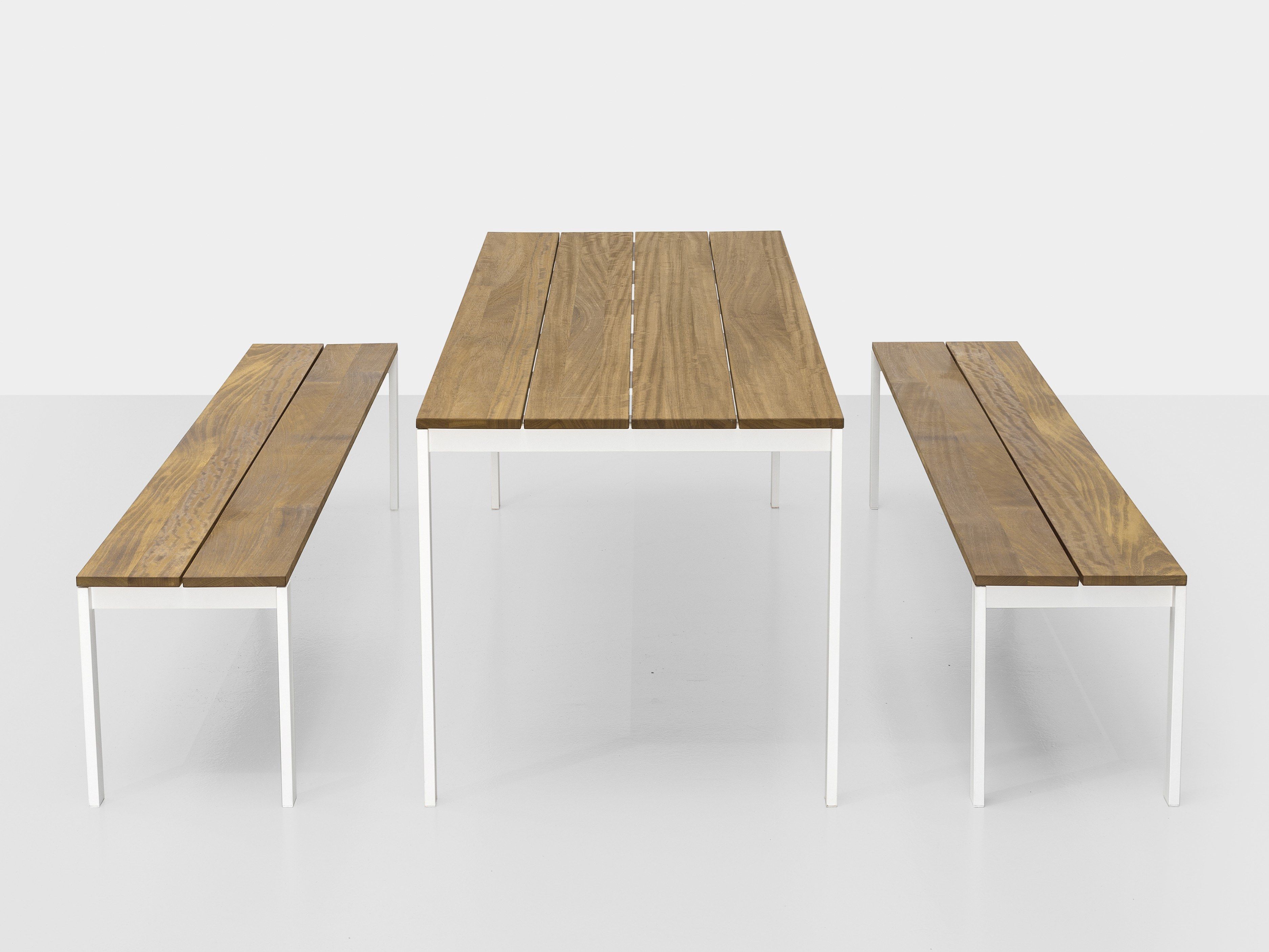 Прямоугольный садовый стол из тикового дерева Kristalia Be-Easy ARCH-00093847 - Вид №2