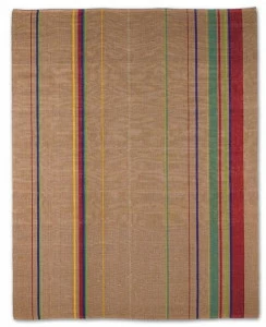 G.T.DESIGN Прямоугольный коврик из полосатого джута Loop