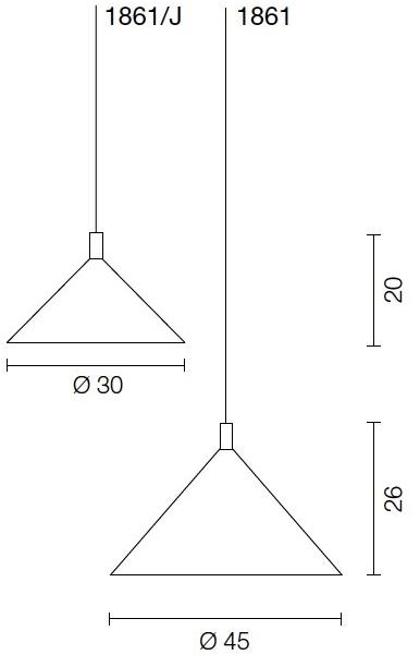 Martinelli Luce Подвесной светильник прямого света из алюминия  1861  - Вид №5