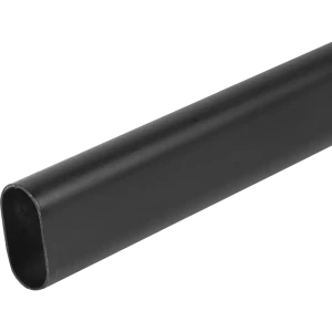 Труба овальная 30x15 мм L-1000 мм 0.8 мм черный