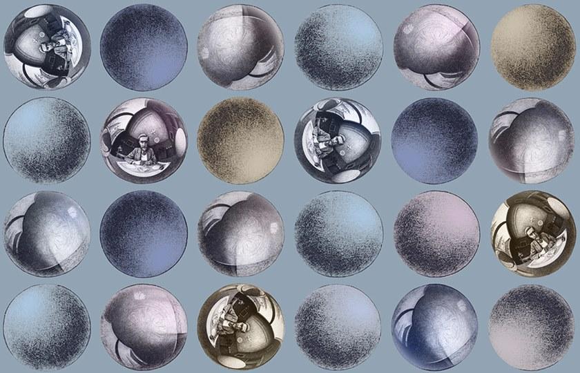 Jannelli&Volpi Геометрические флизелиновые обои M.c. escher sun-id-1425399 - Вид №4