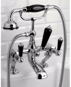 Devon&Devon Смеситель для ванны с ручным душем Black dandy