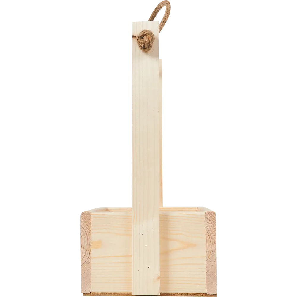 Ящик для хранения 15х15х30 см деревянный бежевый Симфония STLM-2152591 - Вид №3