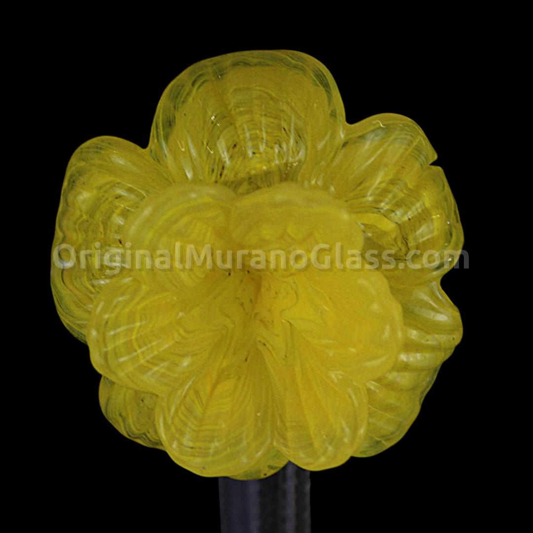 1233 ORIGINALMURANOGLASS Настенный светильник Бра Чистотел - Флорал - муранское стекло OMG 30 см  - Вид №1