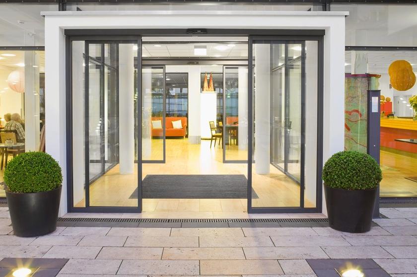 GEZE Автоматическая раздвижная входная дверь Geze slimdrive sun-id-1350615 - Вид №1