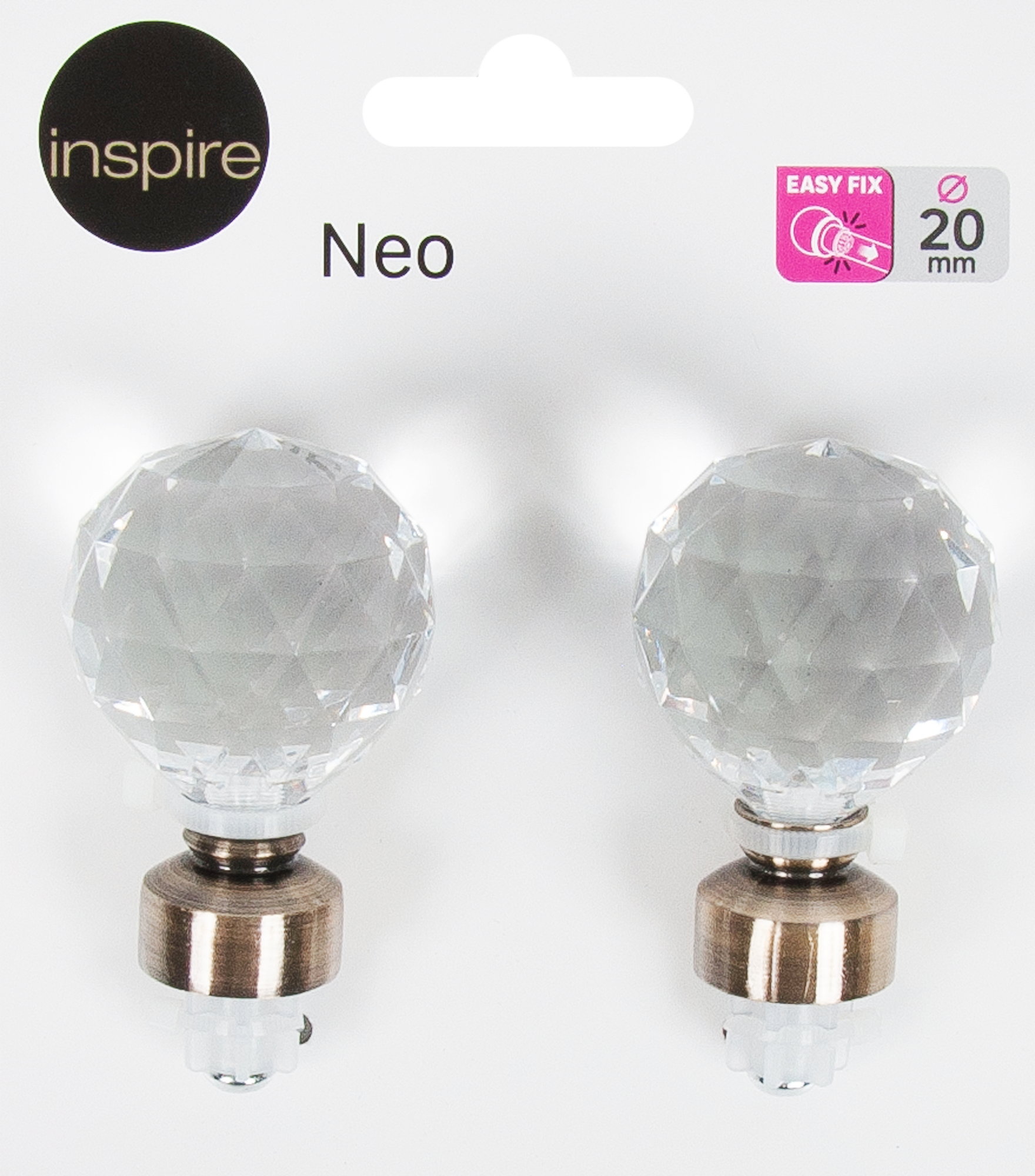 INSPIRE Наконечники «Грани» для карнизов в стиле античное золото 82549314 STLM-0029526 - Вид №1