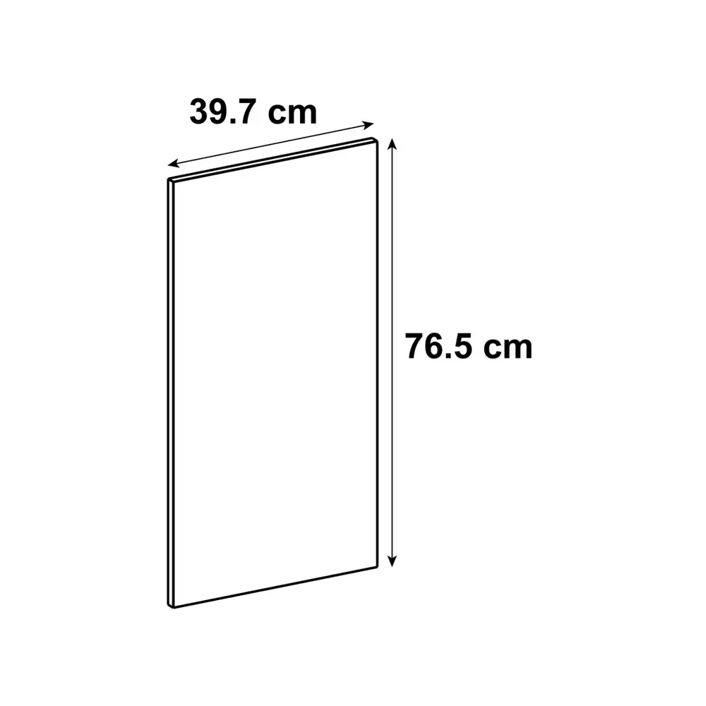Фасад застекленный Руза 39.7x76.5 см Delinia ID ЛДСП цвет коричневый STLM-2105846 - Вид №7