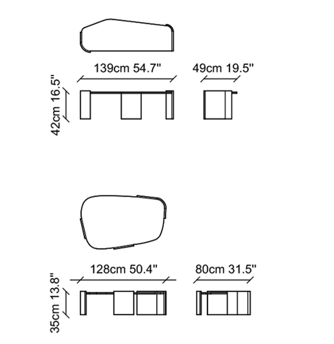 Деревянный журнальный столик NDESIGN Tawny ARCH-00055222 - Вид №2