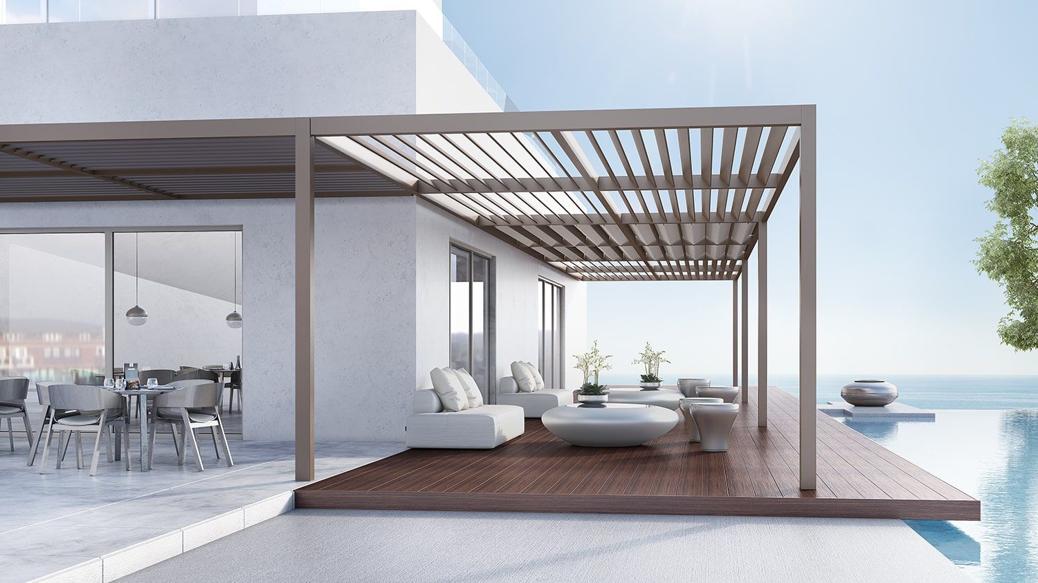 Алюминиевая беседка GLM Outdoor Solutions CRETA ARCH-00139905 - Вид №1