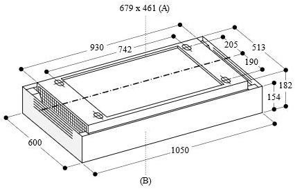 Gaggenau Потолочная вытяжка с активированным углем Serie 200 Ac230101  - Вид №2