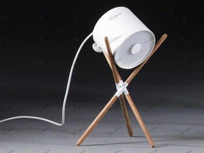 Artisan Регулируемая светодиодная деревянная настольная лампа Shift sun-id-1417391