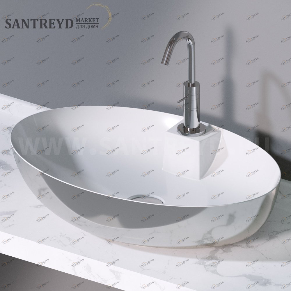L604251 Накладная раковина на столешницу  овальная A. e T. Italia ELITE AeT ITALIA