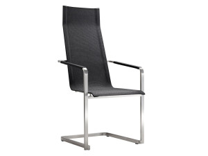 Консольный садовый стул с высокой спинкой