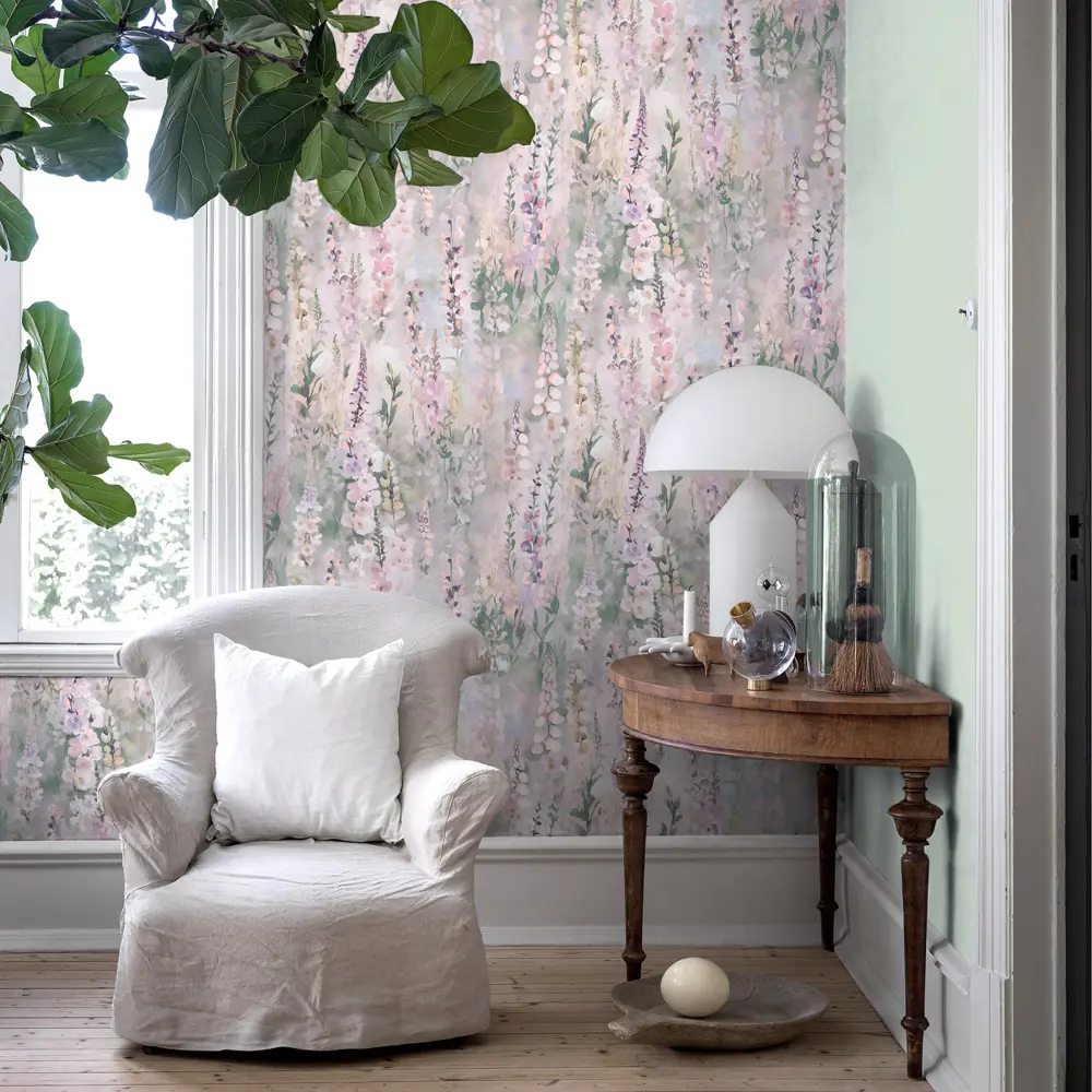 Обои флизелиновые Erismann Долорес 1 розовые 1.06 м 60322-06 STLM-2139150 - Вид №4