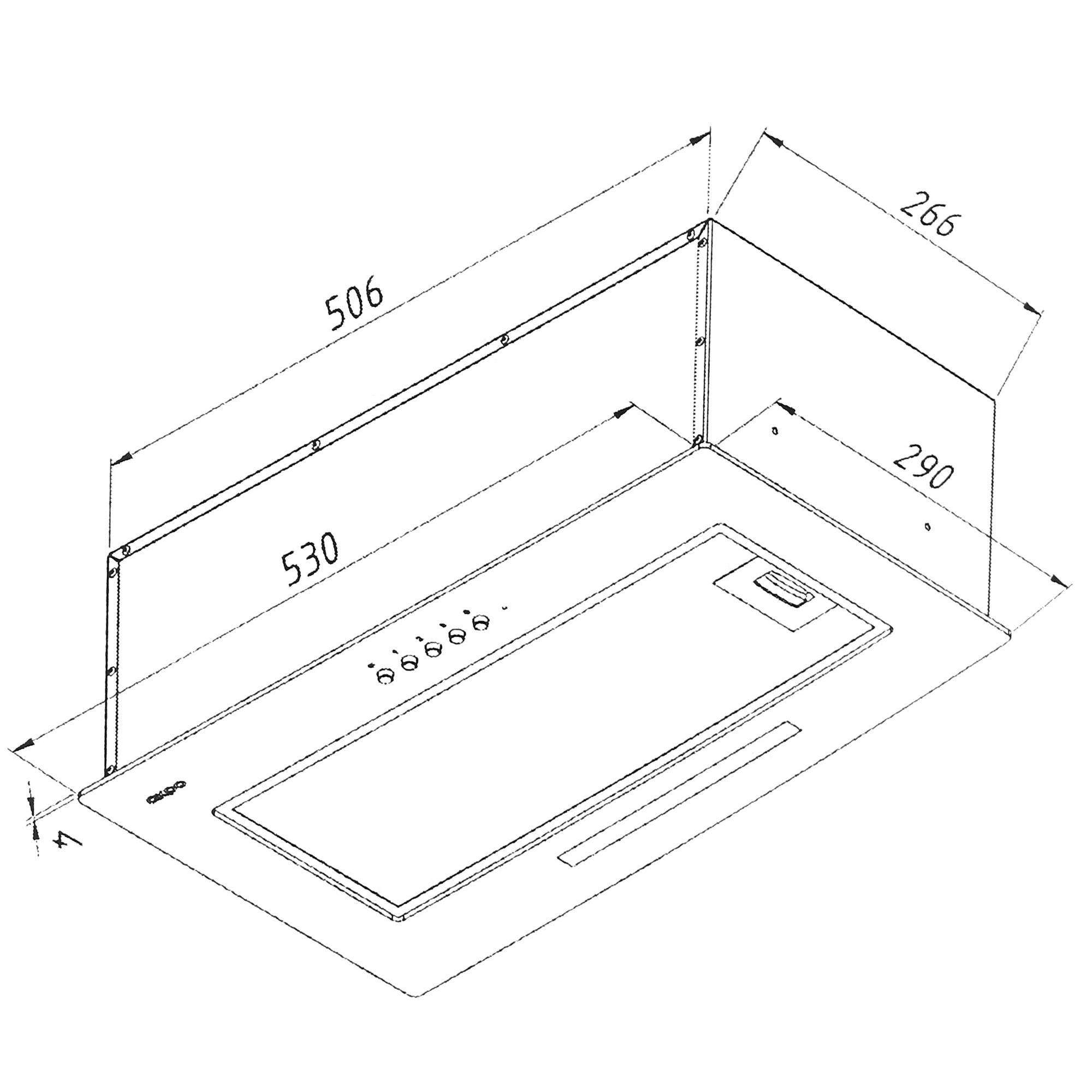 9957871 Вытяжка полновстраиваемая Akpo WK-4 Mio eco II белый STDN-0013210 - Вид №9