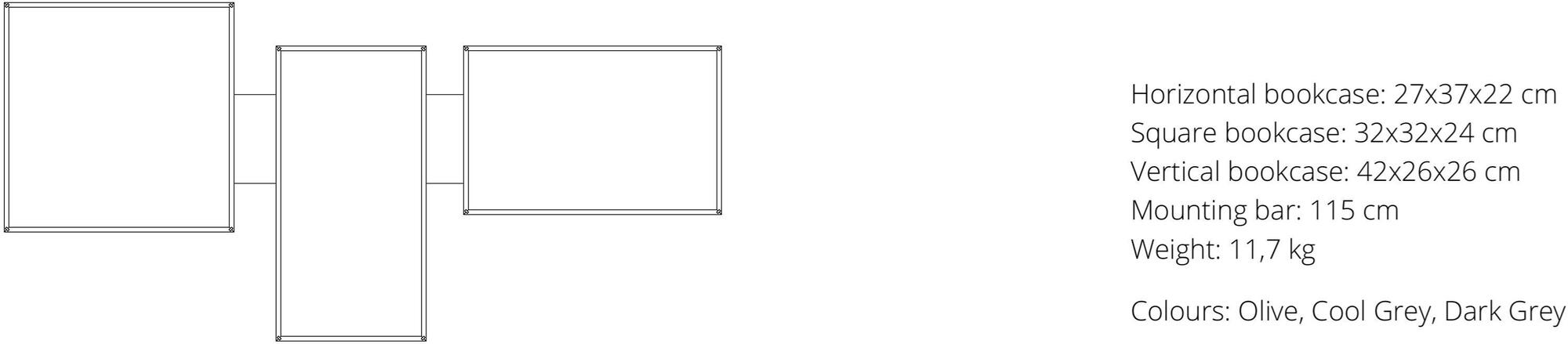 We Do Wood Настенный книжный шкаф из дуба  3040200  - Вид №6