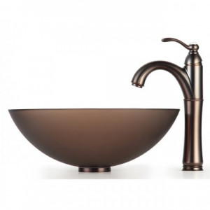 GV103FR-12mm-FVS1005 Накладная раковина на столешницу  прямоугольная Krausru