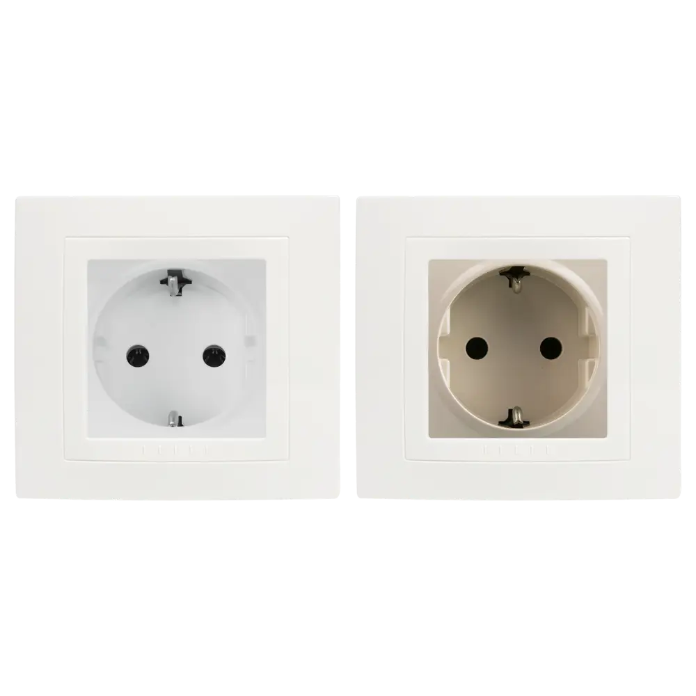 Рамка для розеток и выключателей Systeme Electric Unica 1 пост, цвет бежевый STLM-2046641 - Вид №1