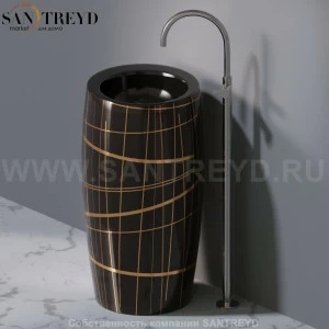 L100T0R0VT.416G Напольная раковина стоящая круглая A. e T. Italia SPOT