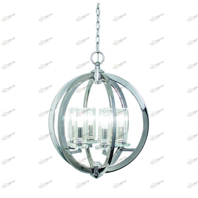 Люстра Eros хром 5553 RVASTLEY ДИЗАЙНЕРСКИЕ, PUSHA, ШАР 061503 Хром 