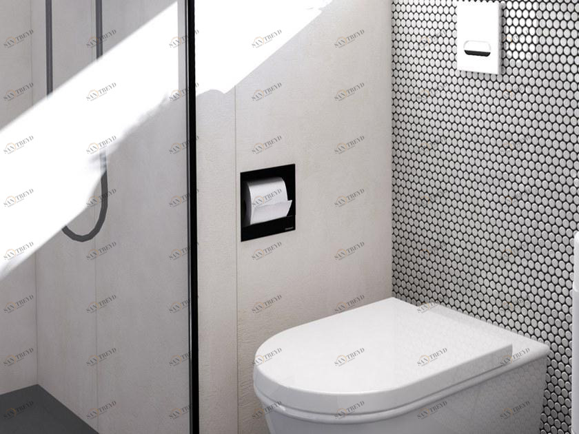 ESS Easy Drain Встроенный держатель рулона из нержавеющей стали Roll Tcl-14