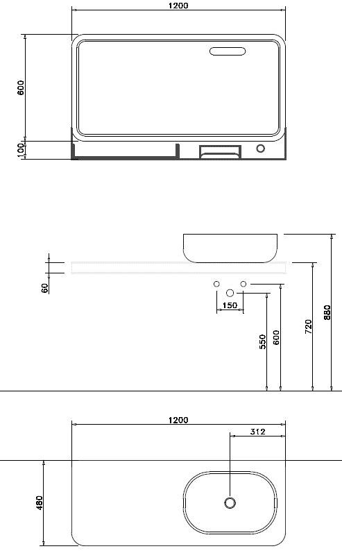 NOVELLO Полная мебель для ванной Oblon sun-id-1344567 - Вид №53