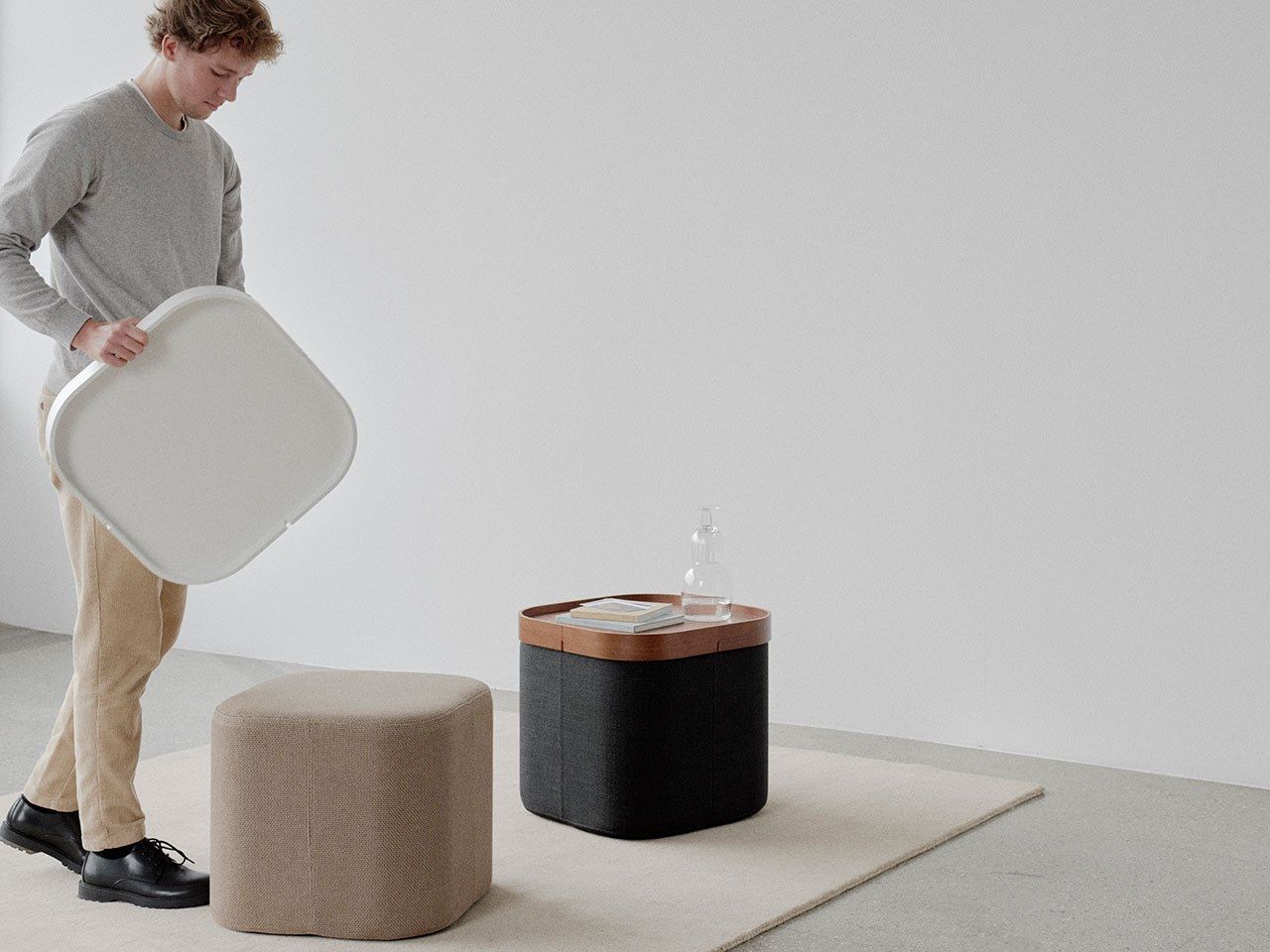 Ткань пуф SOFTLINE SOFT SQUARE ARCH-00072957 - Вид №4