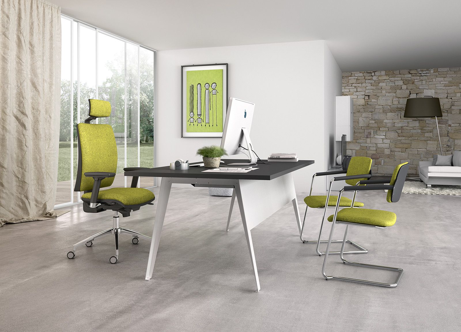 Регулируемый по высоте офисный стул с подлокотниками Leyform Sprint ARCH-00040258 - Вид №1