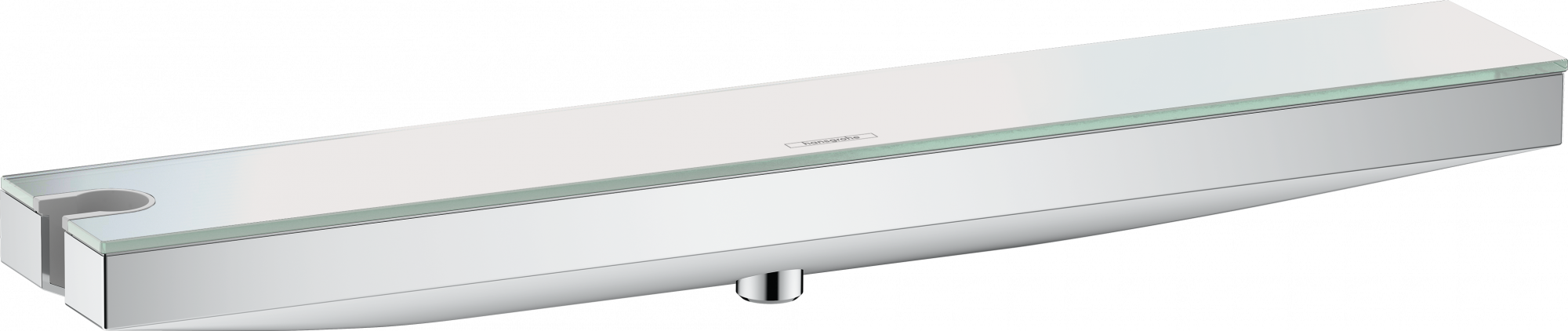 25035000 Цифровая розетка Rainfinity Porter 500 с держателем для душа и полкой для душа слева Hansgrohe 