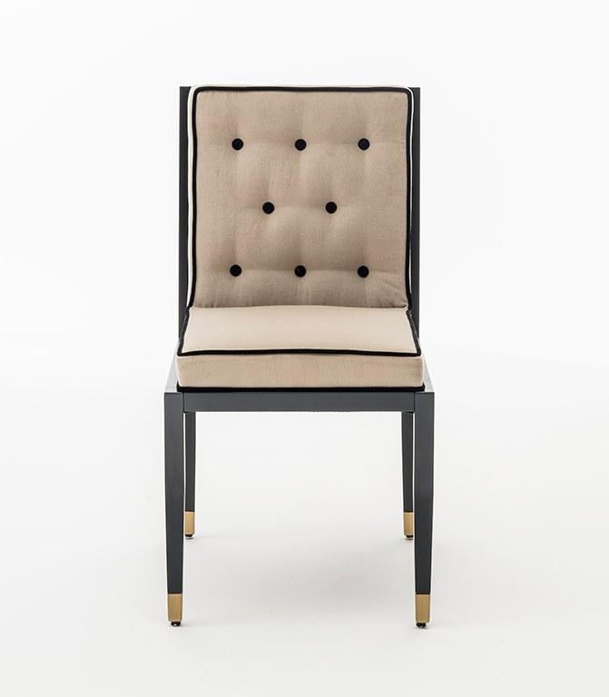 OAK Стул тафтинговый, обитый кожей Milano collection Sc5036 - Вид №1