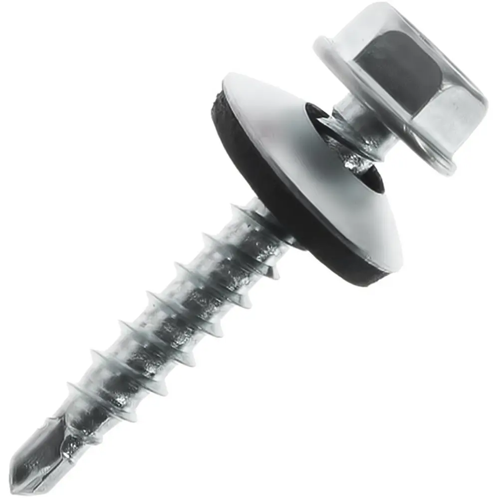 Саморезы кровельные Standers оцинкованные 4.8х28 мм 200 шт. 15469451 STLM-2051770 