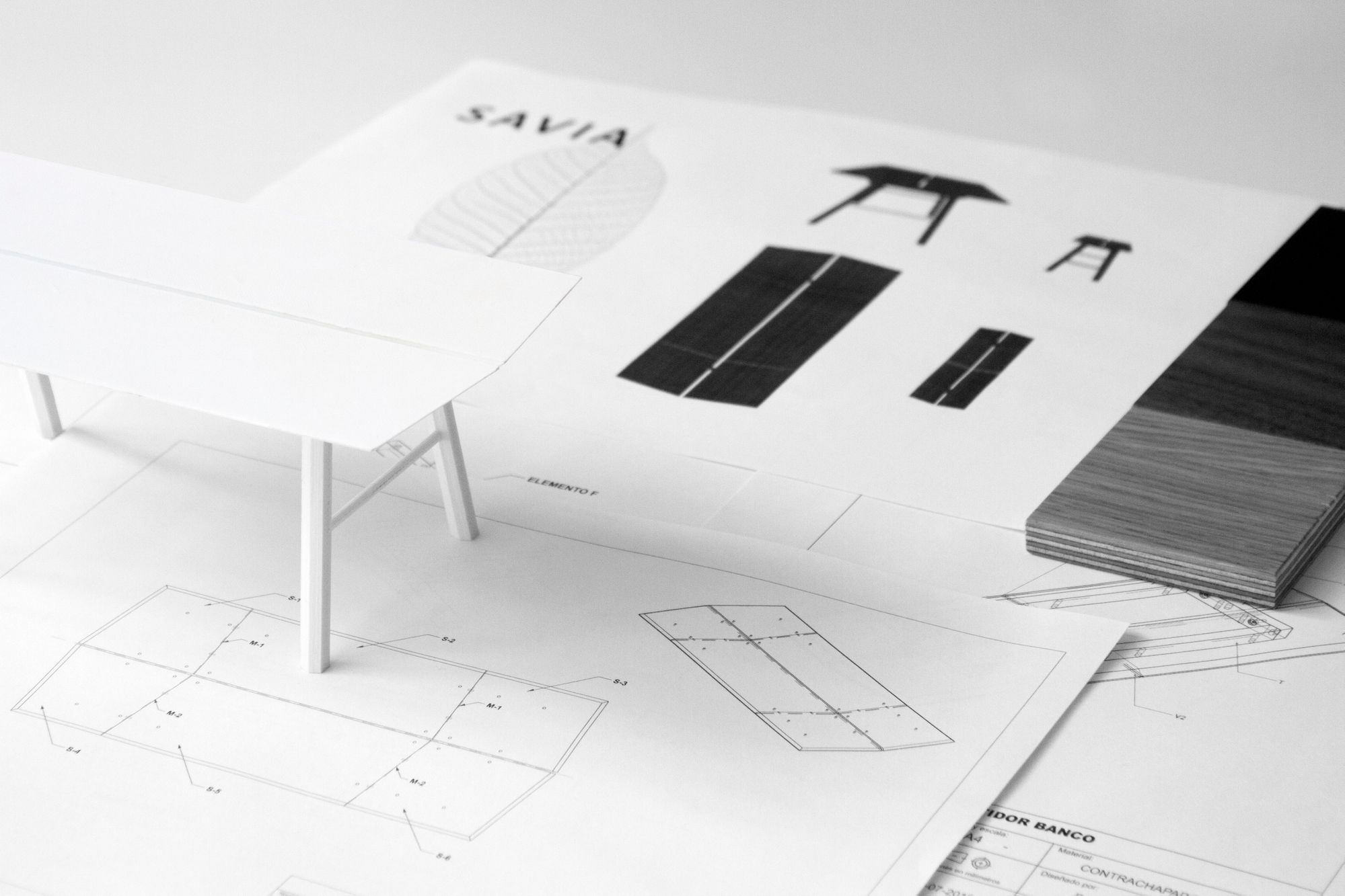 Прямоугольный стол из ясеня Woodendot Savia ARCH-00105071 - Вид №14