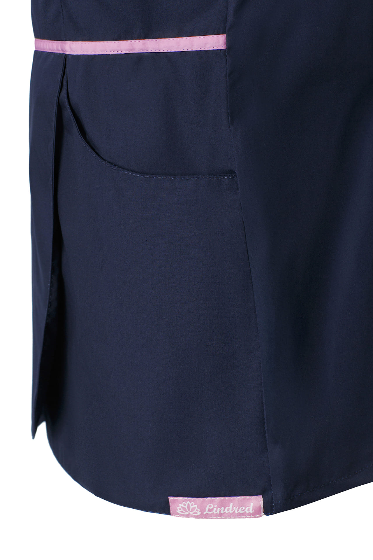 4958854 Костюм Сакура темно-синий с розовым  Медицинская одежда  размер 50 Спецодежда  - Вид №5